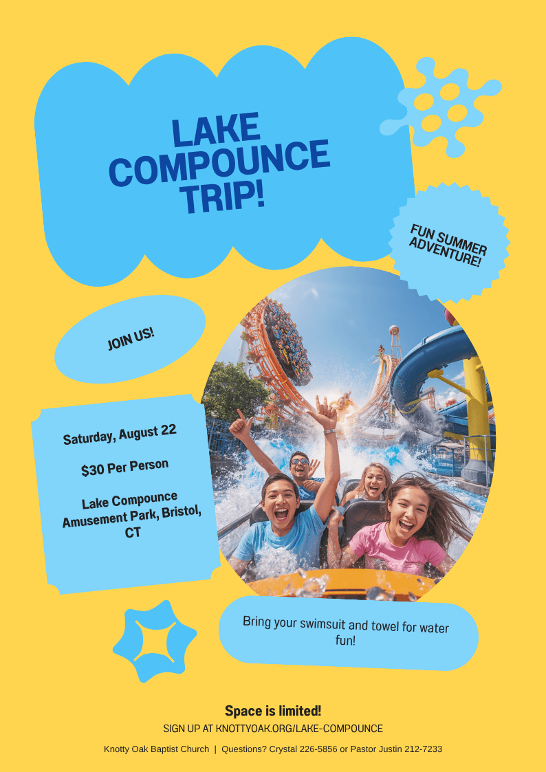 Lake Compounce Trip Flyer